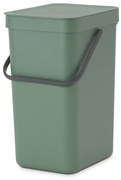 Brabantia 1003234 Κάδος Απορριμμάτων Sort&amp;Go 12L, Fir Green