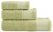 Σετ Πετσέτες (30x50 + 50x90 + 70x140) Plush - Olive Green - Nima Home