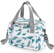 Ισοθερμική Τσάντα Φαγητού 9lt Amber 3011-1 White Leaves