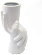 Βάζο Hands 014.OR1952 17cm White Ceramic
