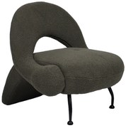 Πολυθρόνα ArteLibre PASIPHAE Πράσινο Ύφασμα/Μέταλλο/Ξύλο 80x86x80cm