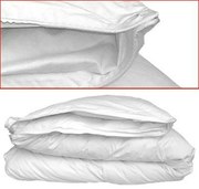 Πάπλωμα Twin Stripe 4 Season White Palamaiki King Size 260x240cm Microfiber