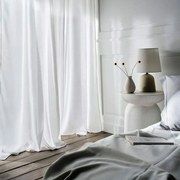 Κουρτίνα Renata 506/05 AW24 Με Τρουκς Off White Gofis Home 200X280 200x280cm Bamboo-Πολυέστερ