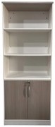 Intrahome Βιβλιοθήκη γραφείου Armadi Intrahome σε sonoma-λευκή απόχρωση 80x40x200εκ | SKU: INTRAPA-478111110