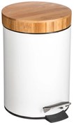 Κάδος Απορριμμάτων Μπάνιου (Φ17x25.5) F-V 3lt Natureo White 140801