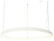 Φωτιστικό Οροφής Harmony BR97LEDP80WH 74W Led Φ80cm 120cm White Aca Αλουμίνιο