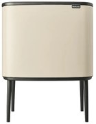 Brabantia 1005547 Κάδος Απορριμμάτων Bo Touch 11+23L, Soft Beige