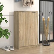 vidaXL Παπουτσοθήκη Sonoma Δρυς 59x35x100 εκ. από Επεξεργασμένο Ξύλο
