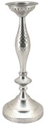 Κηροπήγιο 15-00-22440 Φ15x41,5cm Silver Marhome Metal
