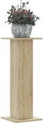 vidaXL Βάσεις Φυτών 2 Τεμ. Sonoma Δρυς 30x30x80 εκ. Επεξεργασμένο Ξύλο