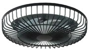 Ανεμιστήρας Οροφής Control Ø55xH25cm 72w DC 3CCT LED Fan Light in Black Color Inlight Waterton 101000620