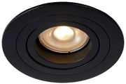 Φωτιστικό Χωνευτό Lucide 22954-01-30 TUBE Μαύρο Ματ (Black Mat)