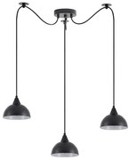 Φωτιστικό Οροφής SE21-BL-B10-BL3-MS3 ADEPT PENDANT Black Metal Shade + - 51W - 100W - 77-9054