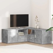 vidaXL Ντουλάπι Γωνιακό Γκρι Σκυροδέματος 200x40x45εκ. από Επεξ. Ξύλο