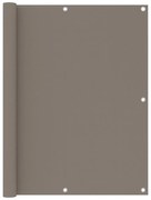 vidaXL Διαχωριστικό Βεράντας Taupe 120 x 500 εκ. Ύφασμα Oxford
