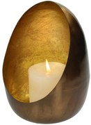 Κηροπήγιο ArteLibre Μπρονζέ Μέταλλο 13.5x13.5x20cm