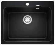 Blanco Naya 6 Black SILGRANIT™ PuraDur™ Γρανιτένιος Νεροχύτης Ένθετος με 1 Γούρνα 61,5x51cm