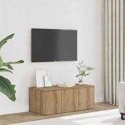 ντουλάπι τηλεόρασης vidaXL Artisan Oak 80x34x30 cm Κατασκευασμένο ξύλο