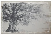 Artekko Artekko Arboreal Πίνακας Καμβάς Ξύλο Καμβάς Γκρι (150x3.8x100)cm JC38789