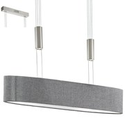 Φωτιστικό Οροφής Led Romao 95349 Grey Eglo Metal, Fabric