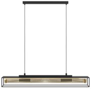 Φωτιστικό Κρεμαστό  Τετράφωτο 4xE27 L11120xH1500mm Μέταλλο Black-Brass Eglo Nohaeles 43788