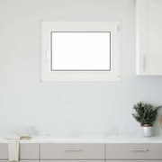 vidaXL Παράθυρο Υπογείου "RISOR" 80x70 εκ. Ανακλινόμενο &amp; Περιστρεφόμενο DIN Δεξί Ανθρακί
