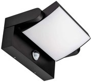 V-TAC Επιτοίχιο Φωτιστικό-Απλίκα LED 17W 230V 350° 2520lm IP65 με Αισθητήρα Κίνησης Φυσικό Λευκό Μαύρο 2941
