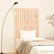 vidaXL Κεφαλάρι Τοίχου 82,5x3x110 εκ. από Μασίφ Ξύλο Πεύκου