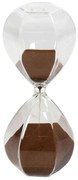 Κλεψύδρα Πολύγωνη PYD228 20,5cm Clear-Brown Espiel Γυαλί