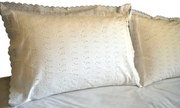 Σετ Μαξιλαροθήκες Κιπούρ 50Χ75+5 Λευκές 100% Cotton