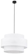 Κρεμαστό Φωτιστικό Οροφής 50cm E27 15W IP20 Calisto TK Lighting-5363-Λευκό 5363