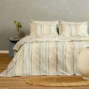Παπλωματοθήκη Μονή (165x245) 2 Όψεων Melinen Casual Line Fuji Mocca