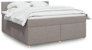 ΚΡΕΒΑΤΙ BOXSPRING ΜΕ ΣΤΡΩΜΑ TAUPE 180X200 ΕΚ. ΥΦΑΣΜΑΤΙΝΟ 3286763