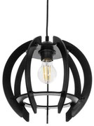VIVIDUS 202-0028 Μοντέρνο Κρεμαστό Φωτιστικό Ανάρτηση Μονόφωτο 1 x E27 IP20 Μαύρο-Μ30 x Π30 x Υ70cm Globostar 202-0028 Μαύρο