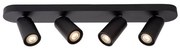 Φωτιστικό Οροφής Lucide 23954-21-30 XYRUS Μαύρο Ματ (Black Mat) 2200 K