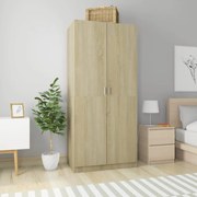 Ντουλάπα Χρώμα Sonoma Δρυς 90 x 52 x 200 εκ. από Επεξ. Ξύλο 800633