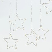 Χριστουγεννιάτικα Λαμπάκια 184 Mini Led Κουρτίνα 2.2μ Daylight Σταθερά Με Μπαταρία Eurolamp 600-11423