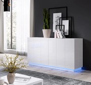 chest of drwewr KOM2D  REJA white gloss/white gloss DIOMMI CAMA-REJA-KOM2D-BI/BI