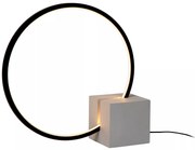 Φωτιστικό Επιτραπέζιο Lucide 05555-06-30 CIRKELIS Μαύρο Ματ (Black Mat)|Γκρι (Grey) 3000 K