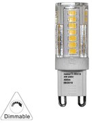 Adeleq Led Λάμπα Smd Κεραμικό G9 4W 230Vac Ντιμαριζόμενο Λευκό 13-90419