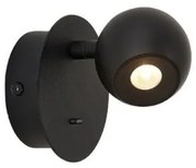 Απλίκα Φωτιστικό Τοίχου LED Μαύρο Sebastian 4270800 Viokef-4270800-Μαύρο 4270800