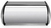 Muhler MR-4427 Ψωμιέρα με Καπάκι Inox σε Ασημί Χρώμα 44x27x18cm