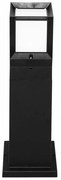 Φωτιστικό Κολώνα Εξωτερικού Χώρου Heronia 32-0090 Cube Black