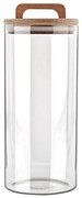 Estia Δοχείο Αποθήκευσης Acacia 1300ml 10x10x22cm Γυάλινο Με Καπάκι 01-17491