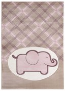 Παιδικό Χαλί (80x160) Royal Carpet Sky 6398D L.Beige Pink