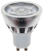 LED GU10 230V 6W COB 6.000K 10° 515Lm Ra80 ACA 6WGU10CCW