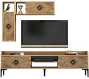Σύνθεση Τηλεόρασης Samba 845HCT3073 180x35x52cm Walnut