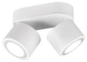Σποτ Δίφωτο Λευκό Ματ 18xH10cm Led 2x5w 3000K 2x450lm Trio Lighting Taurus 652910231