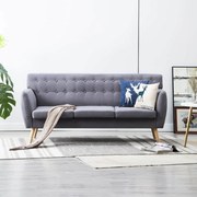 Καναπές Τριθέσιος Αν. Γκρι 172x70x82 εκ. Υφασμάτινη Ταπετσαρία 247129