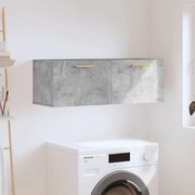 vidaXL Ντουλάπι Τοίχου Γκρι Σκυρ. 100x36,5x35 εκ. Επεξεργασμένο Ξύλο